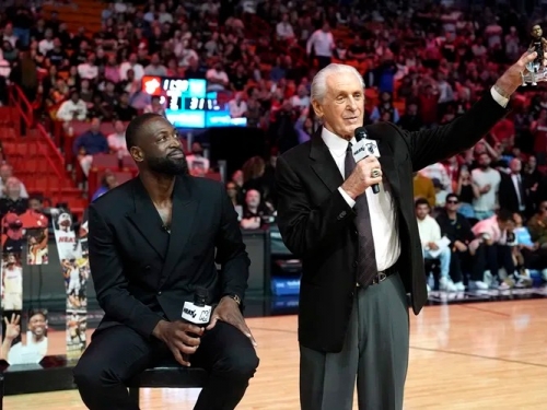 NBA》球隊傳奇Pat Riley命名主場 熱火開幕戰正式命名