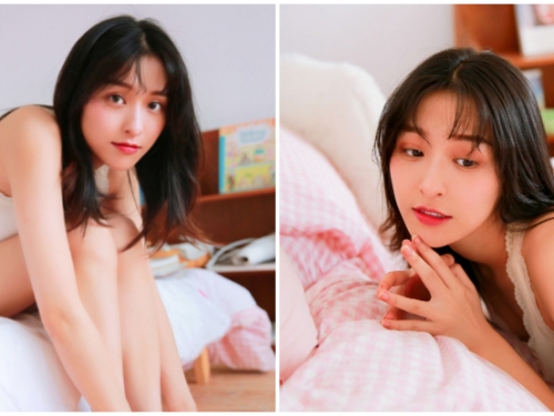 女友力突破天際　「氣質正妹」與你一同起床，讓人一天元氣滿滿的女友寫真！