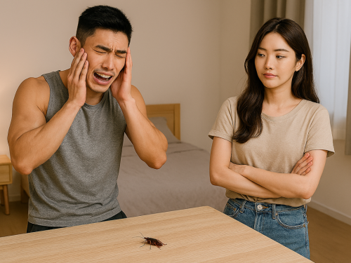 家裡有蟑螂！健身男友竟奪門而出　女子傻眼發文抱怨