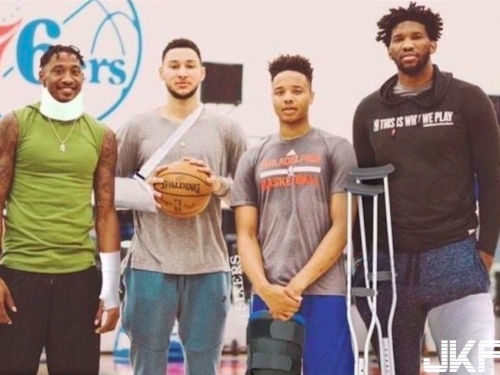 76人新人魔咒！狀元「富兒子」扭傷退場 推特王哀嘆：喔不～別這樣對我們...