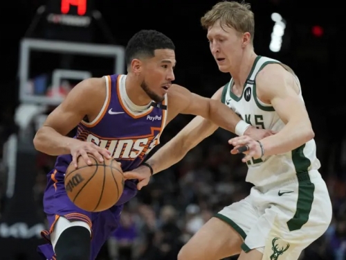 NBA》太陽108：106公鹿！Booker準絕殺、KD砍38分　成功拉出4連勝