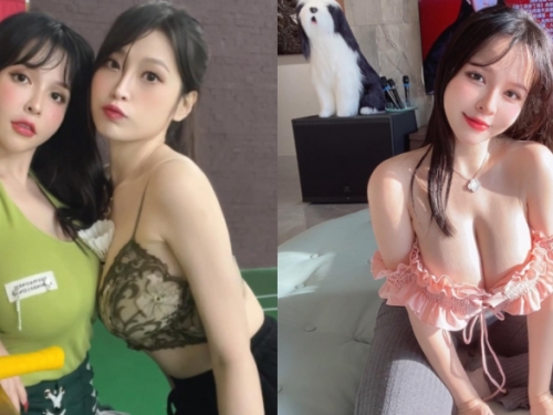 波神的對決！木瓜姊姊「Mandi香菱」揪巨乳好友一起夾殺羽球