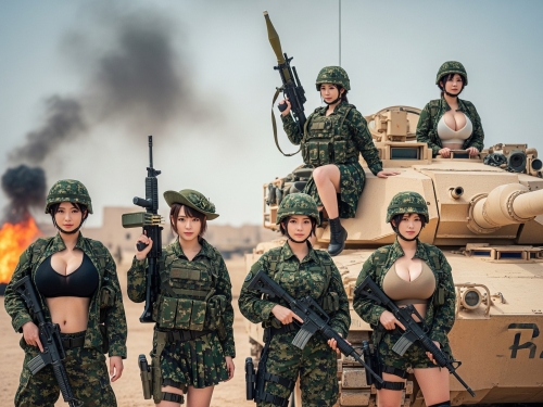Female soldier