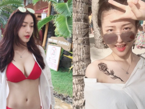 台大國企白嫩正妹！「張晏寧」迷人電眼魅力掃射，驚見傲人胸圍還火辣得晃在海灘邊！