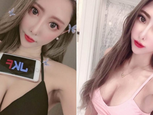 超兇火辣E奶正妹「唐琦琦」，穿上比基尼「事業線深不見底了」！
