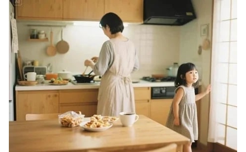 「媽媽，休息一下吧」女兒體貼舉動藏心意 她準備晚餐一回頭感動落淚