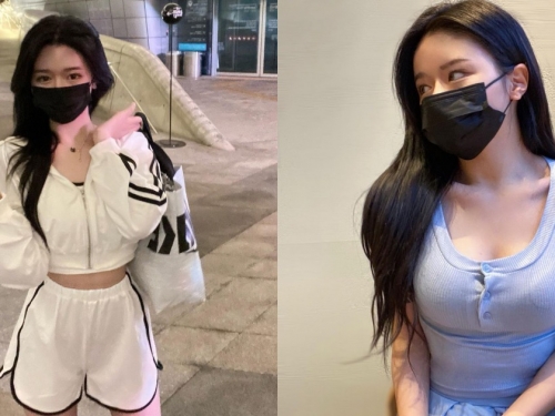 網拍正妹「熱愛貼身造型」，「美乳視角」特有衝擊力！
