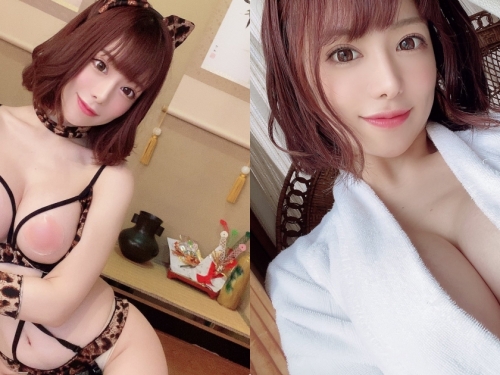 小隻馬「有村のぞみ」穿上火辣豹紋裝，「裸視感十足」好有野性！