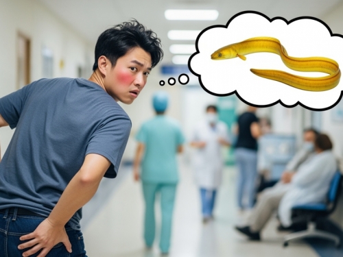 男子肛門內有異物求醫！ 竟抓出一尾30cm的「黃鳝」