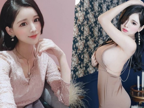 背影殺手연초아「渾圓半球」超堅挺，「狂露側乳」太誘人犯罪！