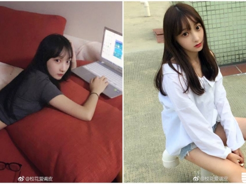 澳門萌妹子「躺下床就解放」，用電腦時表情好誘惑喔！