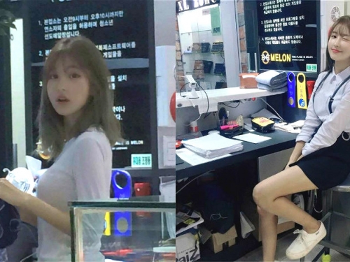 網路瘋傳「網咖正妹店員」值班照！網友為她瘋狂包台24小時不間斷…