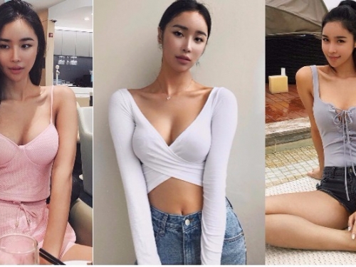 姊姊9愛美式作風！性感掀起半邊「大歐派」乳線條乍現，理智線差點沒斷掉…