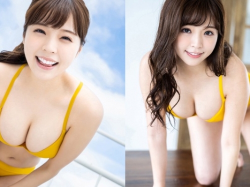 難以抗拒的純淨眼神！27 歲「川村那月」拍寫真大曬「F 杯美乳」造福粉絲