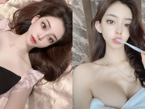 美豔正妹「刷牙時雙球外露」，「火辣北半球」太過勾人！