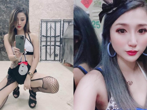 火辣S曲線舞者「Jiepow 虎牙妹」，多處挖空造型「畫面好嗆辣」！