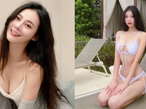 夏日炎炎！泳裝女神「張香香」再放清涼福利！白色比基尼曬「美乳纖腰＋長腿」