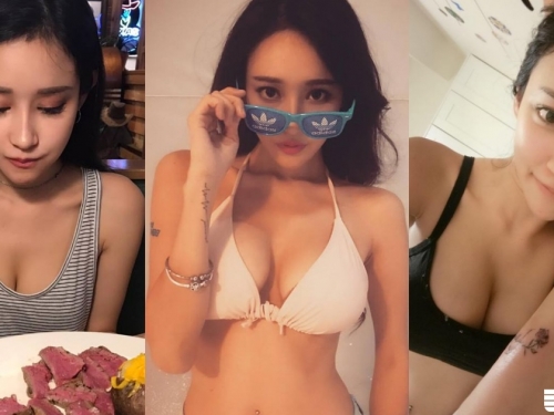 餐廳驚見「美乳肉食妹」長的氣質原來是個豪放派！臉書「各種福利」看了好害羞啊～