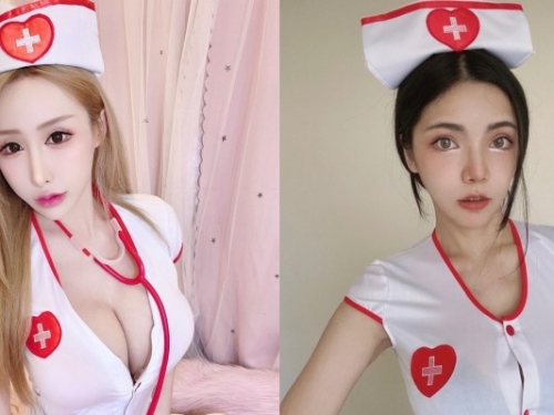 萬聖節瘋 Cosplay！JKF 女郎變身「護理師」問網友：來報名打殘劑嗎？