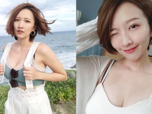 身材大升級！短髮正妹「梁」人生推進雙峰跟著up up，兇猛大歐派再也包不住！
