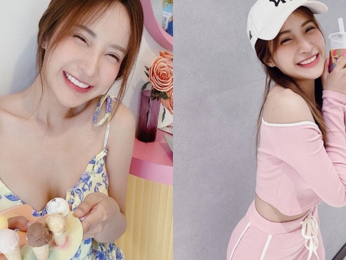 「吃貨正妹女友」有食物就開心！甜美燦笑和性感身材羨煞旁人，辣度甜度成正比！
