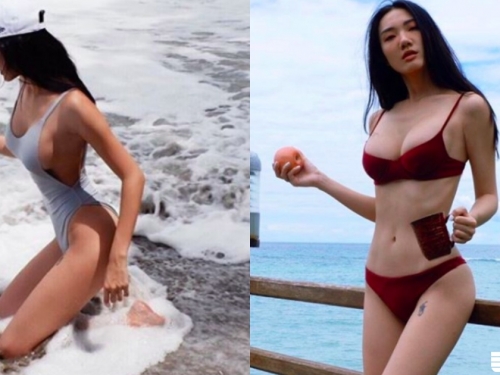 最強泳裝body！史上最強「螞蟻腰」，搭配「渾圓車頭燈」東南西北半球怎麼露都好看！