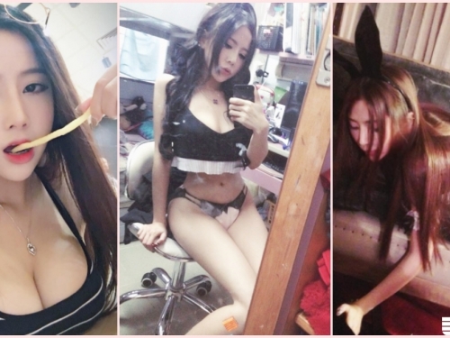 這樣太危險！爆乳「雙子奶妹」大尺度照好狂！超邪惡的「乳線條」讓人受不了…