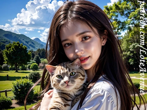 ★PATREON★ - Event Sfw Lovely Ash With The Cat