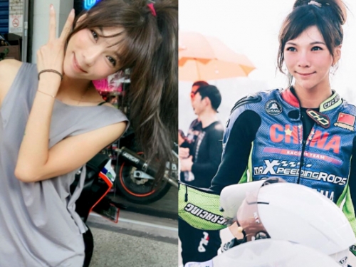 連司機都敬畏！正妹賽車手「陳綠Green Chen」美腿纖長比例逆天，安全帽脫下更讓人讚嘆！
