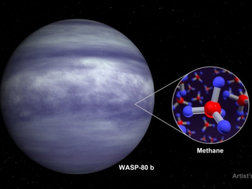 溫暖的系外行星 WASP-80b，大氣層明確探測到甲烷和水