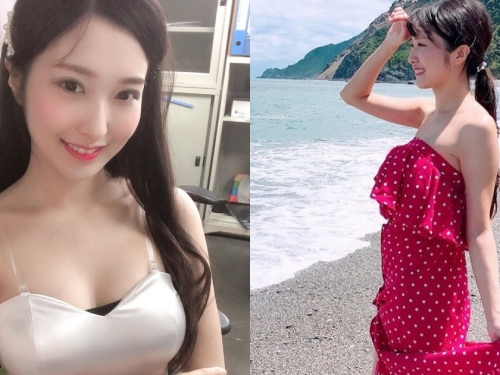 斜槓人生！專業護理師「蕎翎sarah」下班後好忙，G級狂爆乳量擔任主持或麻豆都沒問題！
