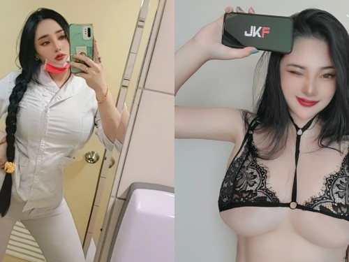 11年資歷最巨護理師「黃靜」乳量好滿　制服太小快被撐爆