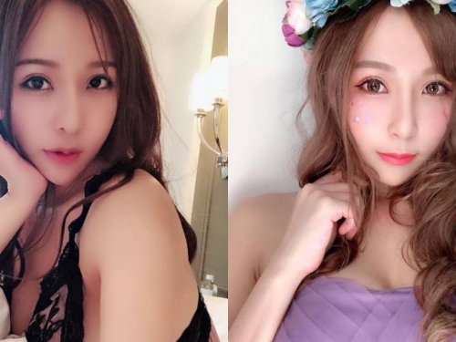 爆乳睡衣挑逗！Gilana邱默默「飽滿胸型」超養眼，萌萌臉蛋讓人失去理智！