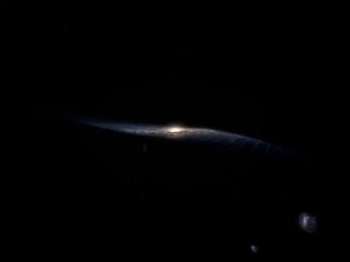 銀河系的「翹曲」形狀可能源自星系碰撞