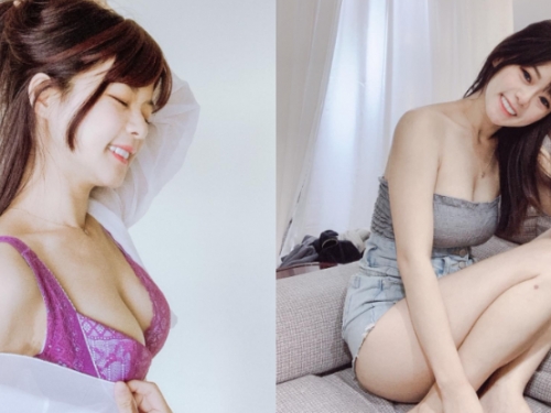 小隻馬「小花姐接」居家狂掏「大美乳」，鮮嫩大腿根也讓人癡狂