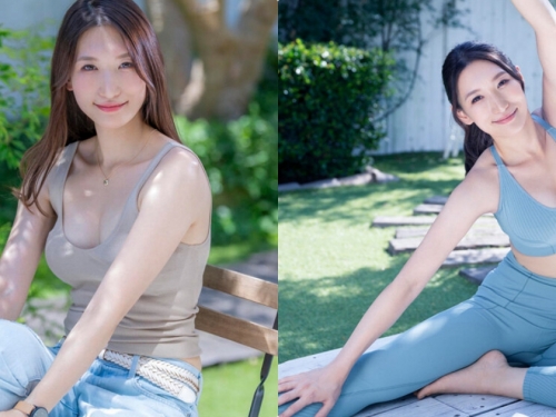神似Julia的「美豔體育老師」，穿運動內衣時「巨乳曲線太飽滿」！