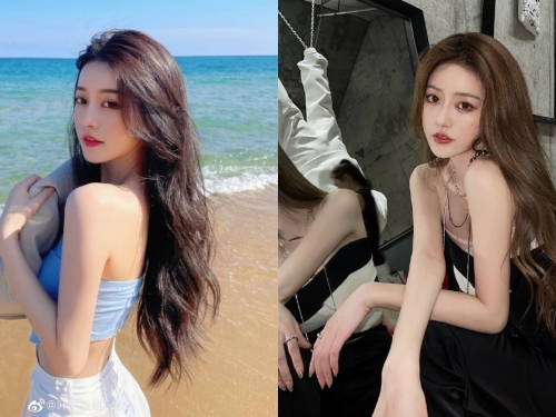 性感辣妹「海邊回眸照」太殺，「白皙美背」實在好優質！