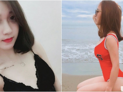 兒子的小學老師太狂！下班後「美乳現形」海邊大解放！「黑色蕾絲」讓家長也想聽課啊！