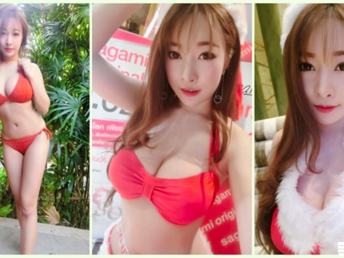 好猛！超胸大奶妹「極品車頭燈」乳量狂襲！超誘惑「美胸視角」讓人不要不要