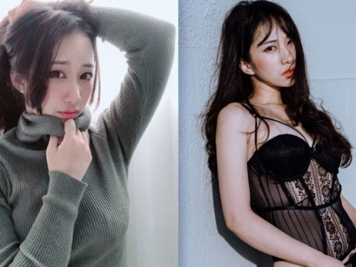 超級撩！電眼美女「晴晴Sunny」神情超殺身材狂辣，馬甲一撐讓性感美體一覽無遺！