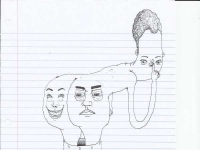 看似不起眼的隨手塗鴉 從中也能看出「藝術」氣息