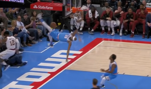 超驚悚落地！國王布魯爾灌籃後倒栽蔥慘摔嚇壞所有人 下一秒竟起身有說有笑