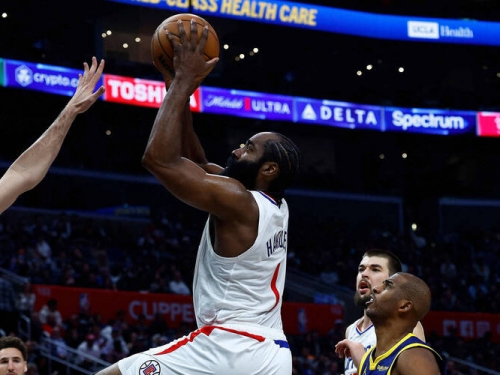 NBA》K湯回神飆8顆三分彈無用 哈登率快艇退勇士還寫生涯里程碑