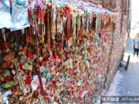 全球最惡心景點:西雅圖"口香糖之�"吸引眾多遊客
