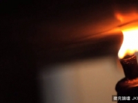 蠟燭燒出偽水墨畫…不會變火燒屋吧！