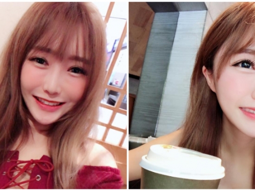 不經意的爆乳　「氣質正妹」艾薇兒喝咖啡的日常小性感，黑咖啡也變拿鐵！