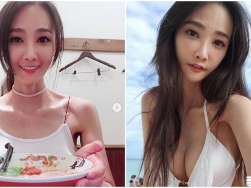 氣質麻豆「臉蛋好小巧」，海邊穿上比基尼秒讓人戀愛！