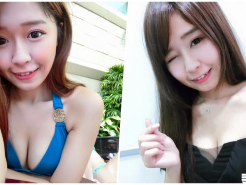 可愛妹子「比基尼深溝」辣翻！「雪乳藏不住」越看越火啊！