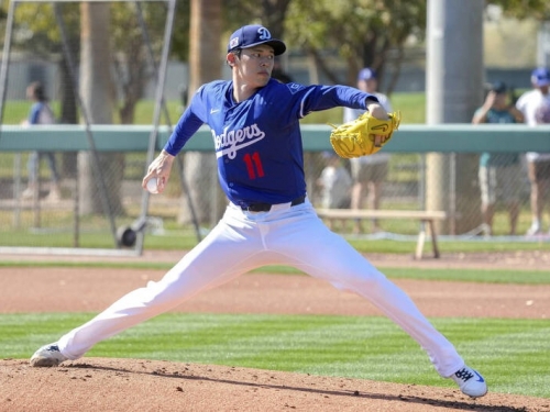 MLB》佐佐木朗希模擬比賽挨轟、共投38球失1分 獲道奇教頭讚賞