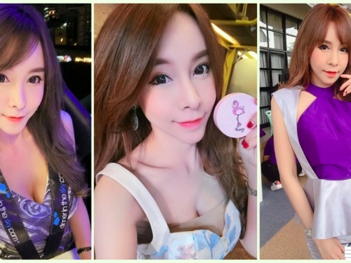 戀愛了！超美艷「高顏值美女」極品外型太甜美！白皙的「爆乳身材」畫面有夠誘人...